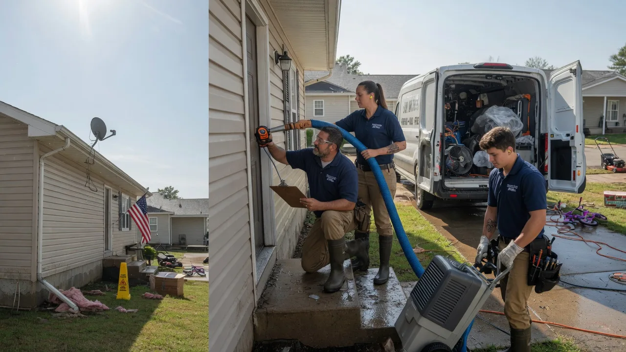 Ceiling Water Damage Restoration in Greentown, IN near me